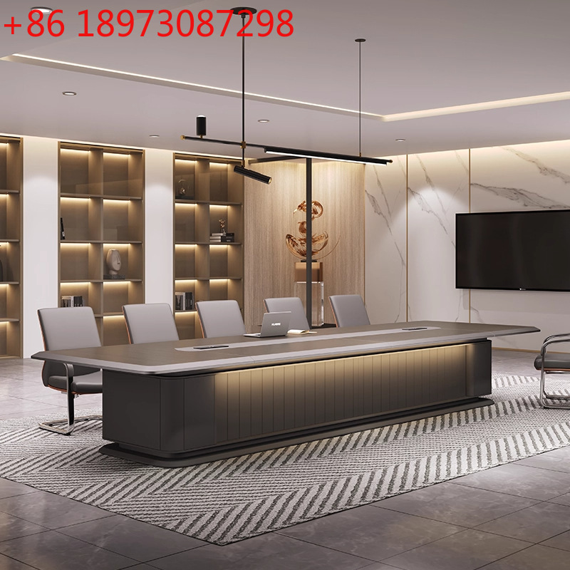 Office Furniture High End - Large office conference table simple modern