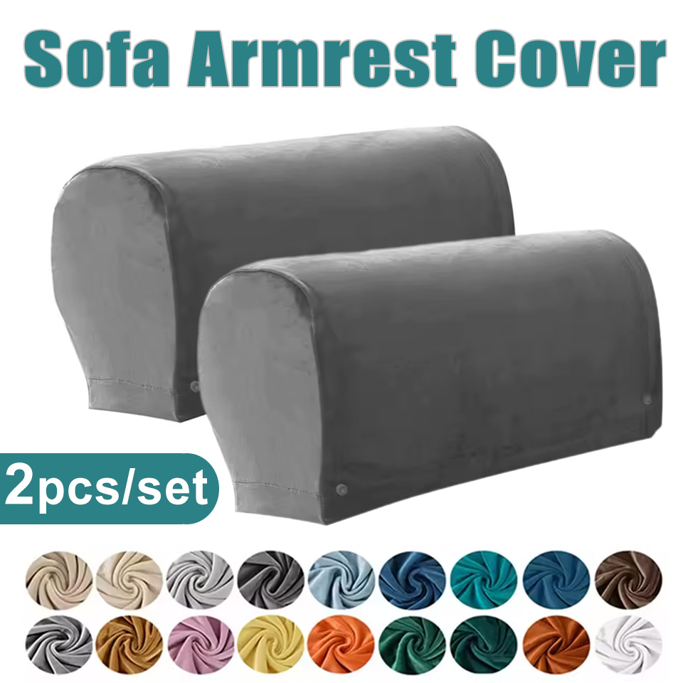 Office Furniture Dimensions - 2pcs/set Velvet Sofa Armchair Cover Anti-Slip