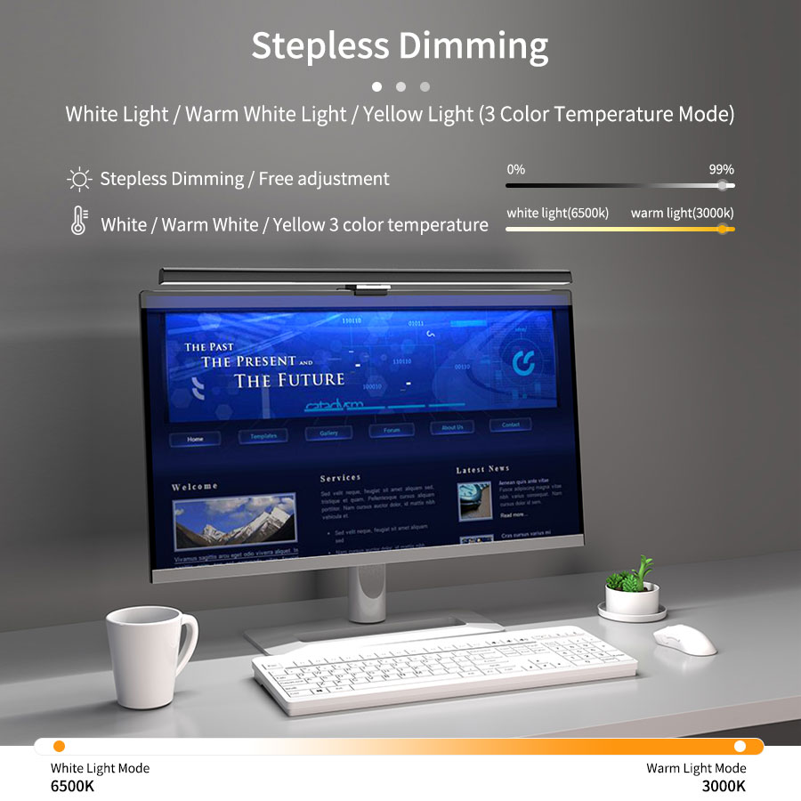 50cm LED Monitor Light Bar Scr - đánh giá và giá Office Furniture And Design