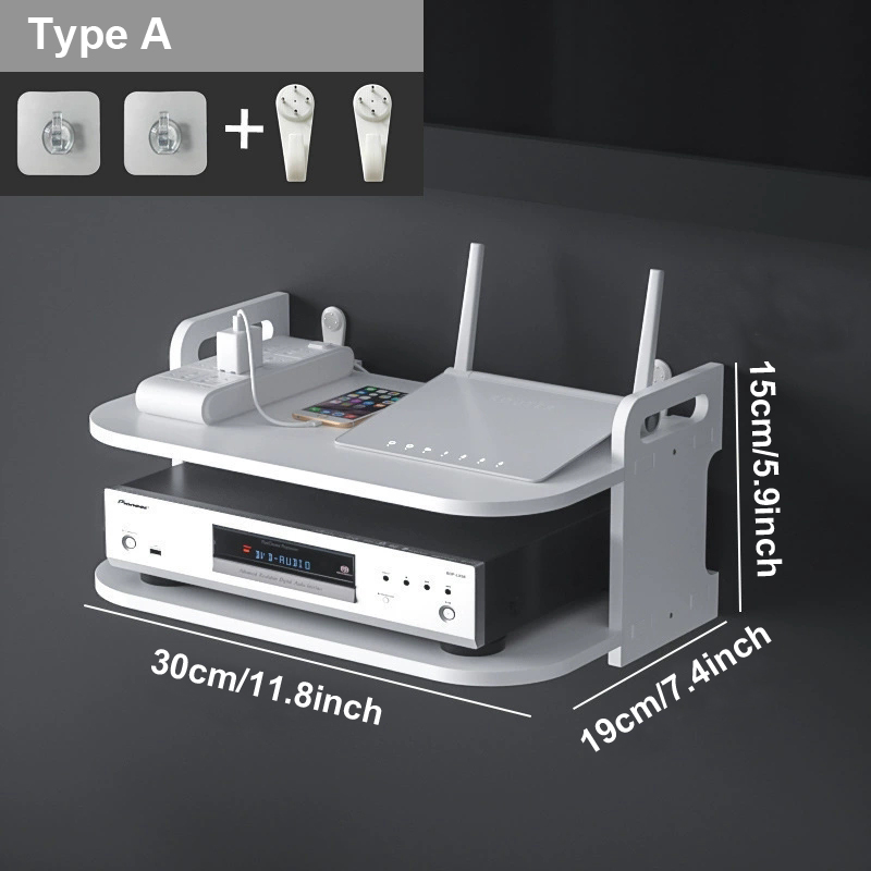 Wall-Mounted Router Cable Orga - đánh giá và giá Wall Mounted Desk Fold
