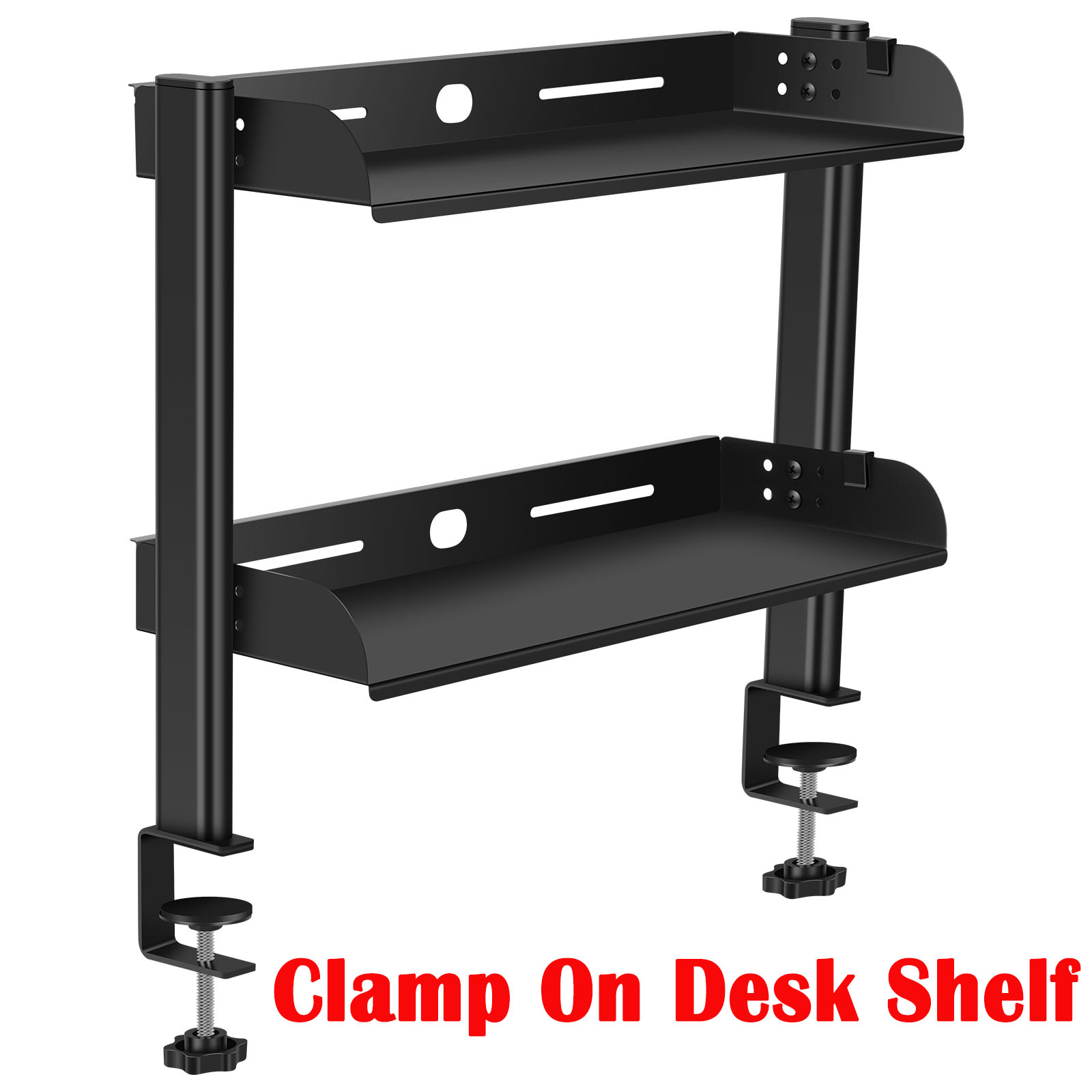 2 Tiers Clamp-on Desk Shelf No - đánh giá và giá Wall Mounted Desk Fold