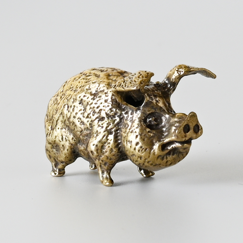 Vintage Brass Pig Small Orname - đánh giá và giá Office Furniture At Home