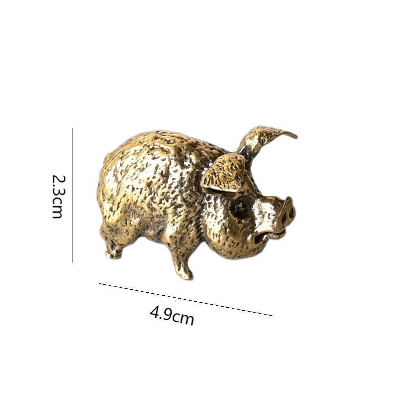 Vintage Brass Pig Small Orname - đánh giá và giá Office Furniture At Home