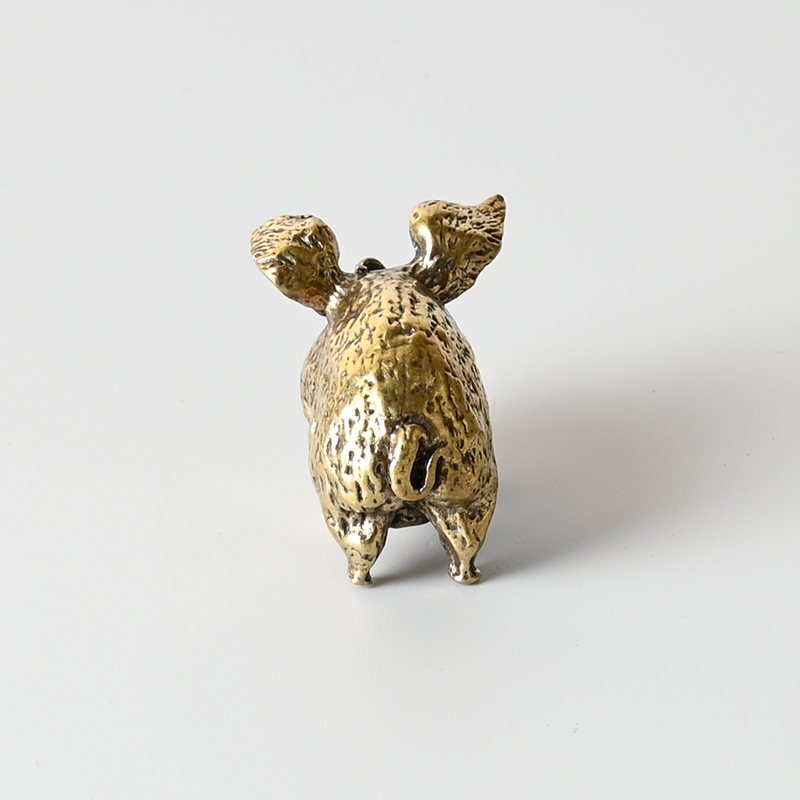 Vintage Brass Pig Small Orname - đánh giá và giá Office Furniture At Home