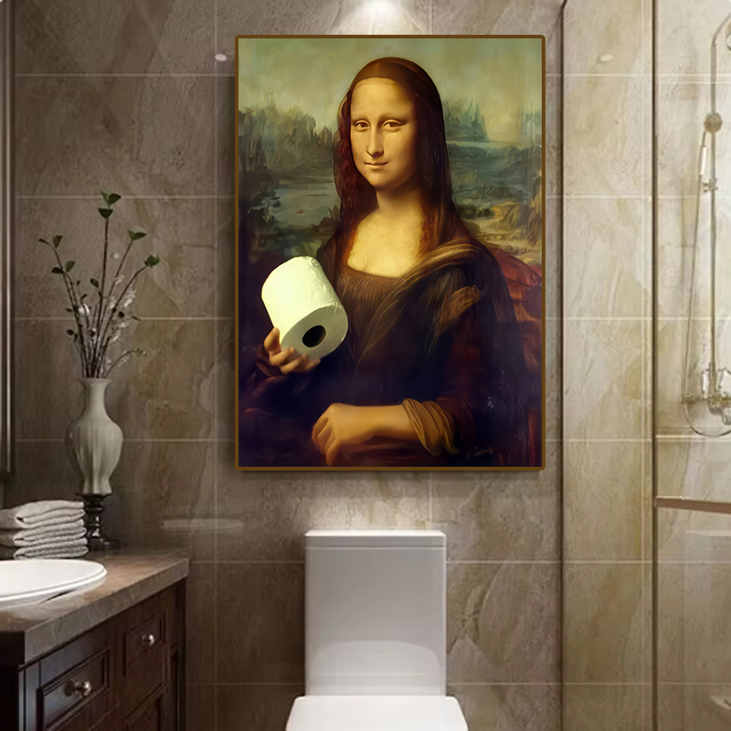 1pc Funny Abstract Bathroom To - đánh giá và giá Office Furniture And Design