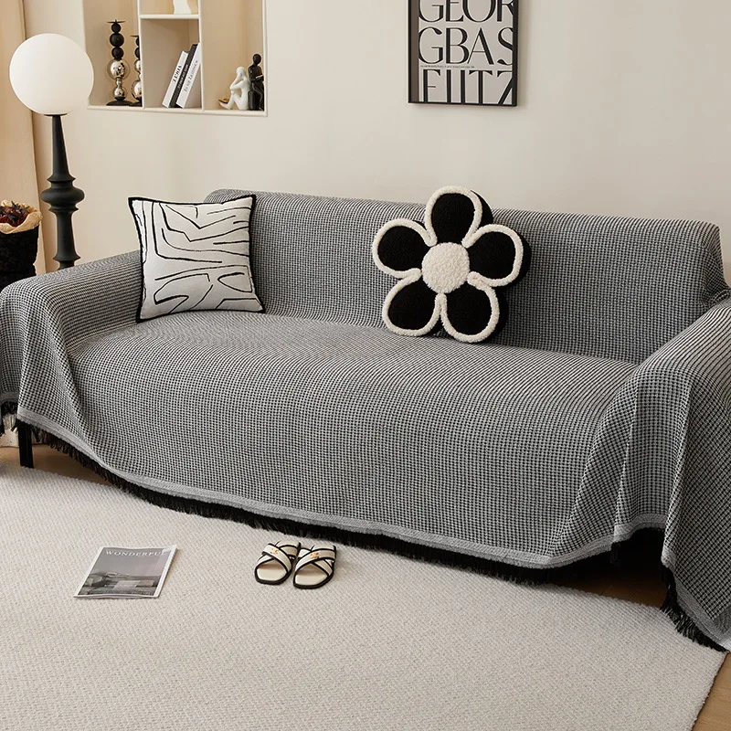Woven Cotton Sofa Cover Blanke - đánh giá và giá Office Furniture Dimensions