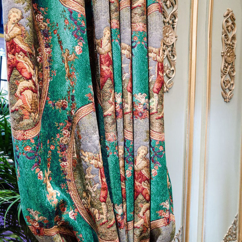 Luxury Turquoise Green Curtain - đánh giá và giá Office Furniture Hong Kong