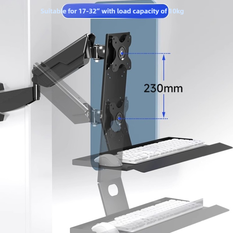 Heavy Duty Monitor Mount Rack  - đánh giá và giá Wall Mounted Desk Fold
