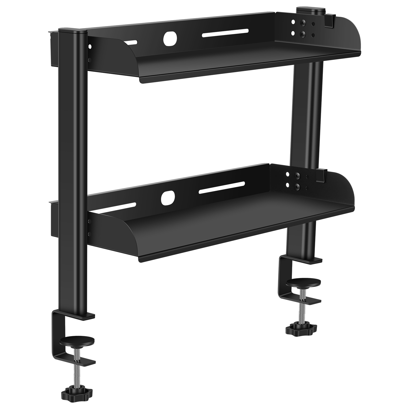 2 Tiers Clamp-on Desk Shelf No - đánh giá và giá Wall Mounted Desk Fold